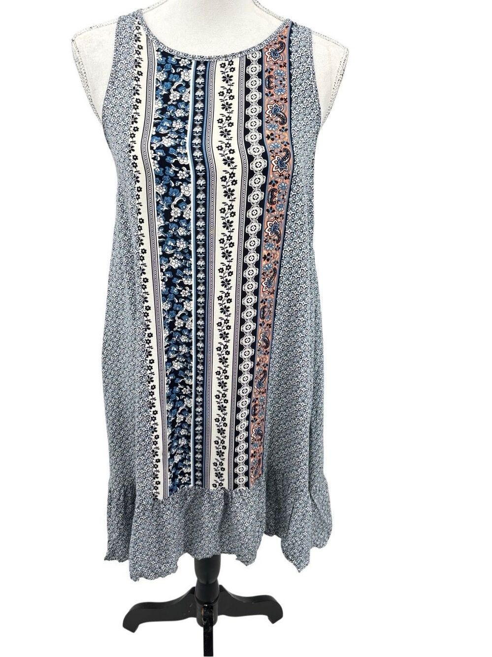 Oddy sleeveless dress 100% Rayon size medium